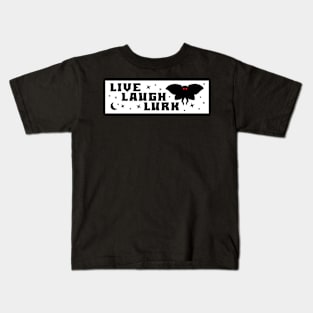 Mothman Live Laugh Lurk bumper Kids T-Shirt